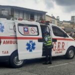 Una lesionada dejó choque de vehículo y moto en Ondas de Otún