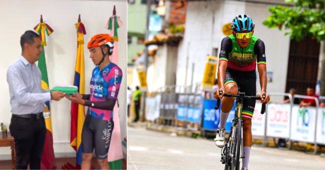 ¡Qué grande! Reconocimiento especial y meritorio al ciclista Circasiano Orbey Quesada