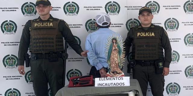 Alias ‘León’ se robó la Virgen de la iglesia Divino Niño en Venadillo