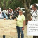 Así transcurre la protesta de caficultores en La Pintada por desacuerdos con el Gobierno nacional