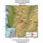 Atención: temblor de magnitud 3.4 con epicentro en Circasia – Quindío se sintió este domingo