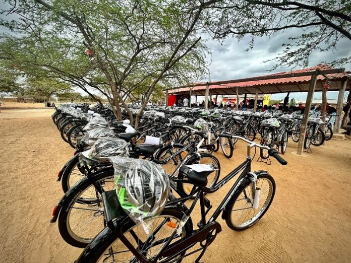 Las bicicletas han sido especialmente diseñadas para el contexto rural.