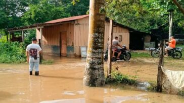 Emergencias por aguaceros en Tierralta