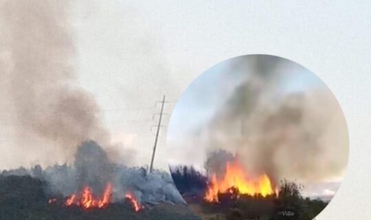 Incendio forestal en Los Cerros de Cogua, Cundinamarca