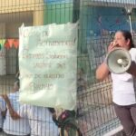 Por salario caído protestaron las madres comunitarias del CDI El Recuerdo en Montería