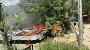 Quema de un colchón causó incendio estructural en Marmato