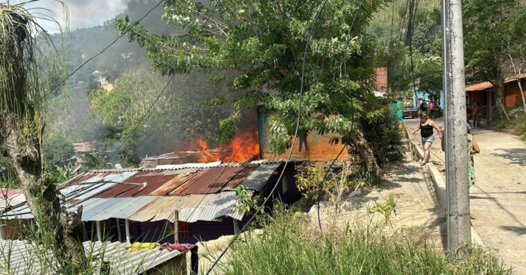 Quema de un colchón causó incendio estructural en Marmato