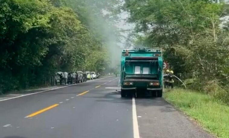 Quemaron otro camión de Seacor en la vía Montería – Planeta Rica