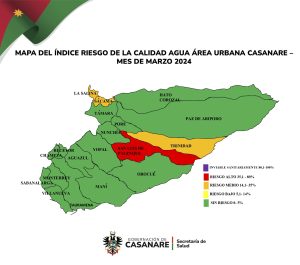 Secretaría de Salud da a conocer resultados de índice de Riesgo en Calidad de Agua en Municipios de Casanare