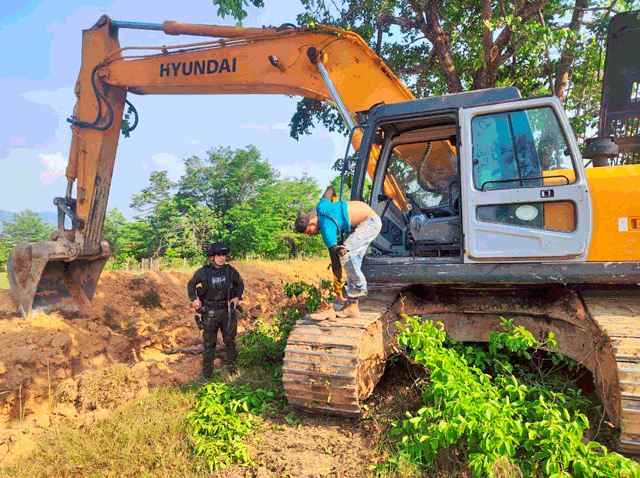 Siete capturados y maquinaria decomisada por infracción ambiental