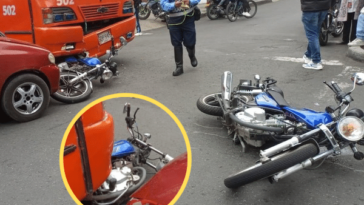 Testigos especulan que una de las motocicletas circulaba a alta velocidad porque estaba involucrada en robo, por lo que se habría desencadenado el choque con el bus.