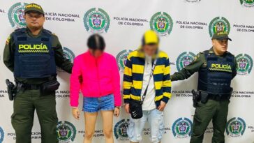 Una pareja fue capturada luego de robar un celular en el barrio Colombia