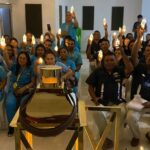 Unimagdalena celebró ceremonia de la luz con estudiantes de Lengua Castellana