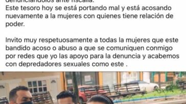 ‘Denunciatón’ contra Felipe Harman, promueve presunta víctima de acoso sexual