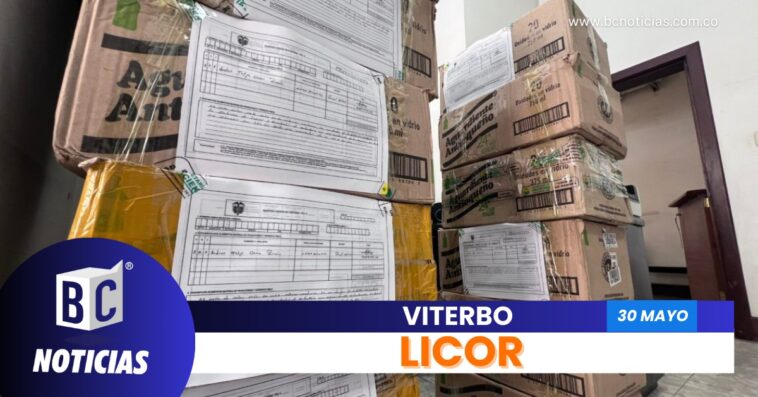 276 unidades de licor antioqueño fueron incautadas en Viterbo