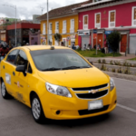 Estacionamiento de taxis en Pasto. Foto: Alcaldía de Pasto.