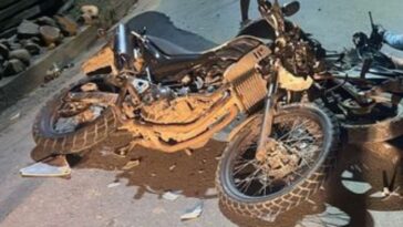 Choque de dos motos en Marmato dejó dos lesionados
