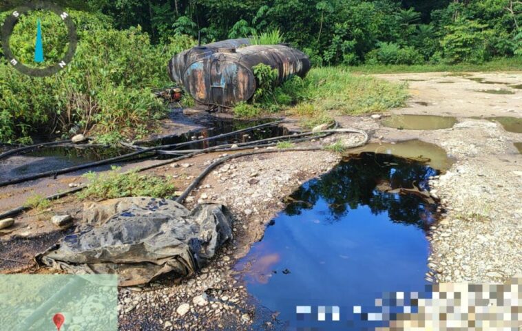 Ejército Nacional descubre y destruye refinería ilegal en Tibú