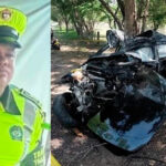 Policía vallenato murió en accidente en La Guajira