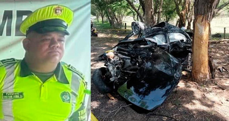 Policía vallenato murió en accidente en La Guajira