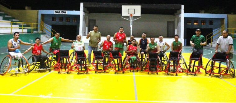 Selección Casanare de Baloncesto en sillas de Ruedas reciben marcos especiales del Indercas