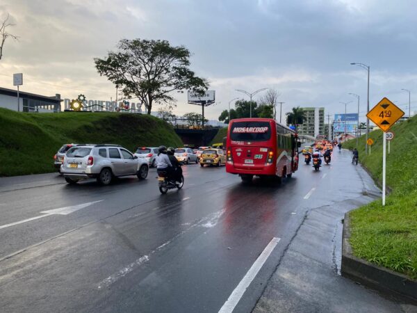 Transporte intermunicipal en Dosquebradas se restringe por la Simón Bolívar