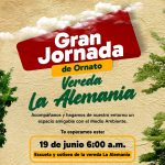 A la vereda La Alemania de Yopal se realizará jornada de ornato y sensibilización ambiental