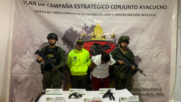 CAPTURADOS DOS PRESUNTOS MIEMBROS DE DISIDENTES DE LAS FARC
