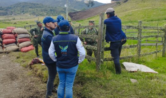 CAR impuso medida preventiva a cultivador de papa que invadió zona de páramo en Subachoque