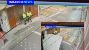 Camión pierde el control y arrolla a dos uniformados frente a una vivienda en Kenneddy, Bogotá