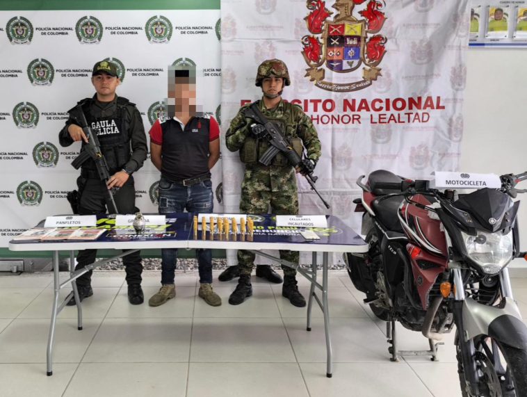 Capturado en Casanare alias Gedioco, presunto jefe de las FARC