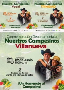 Casanare celebra el Día del Campesino con ferias agrícolas en tres municipios
