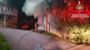 Bomberos Zipaquirá, atención incendio
