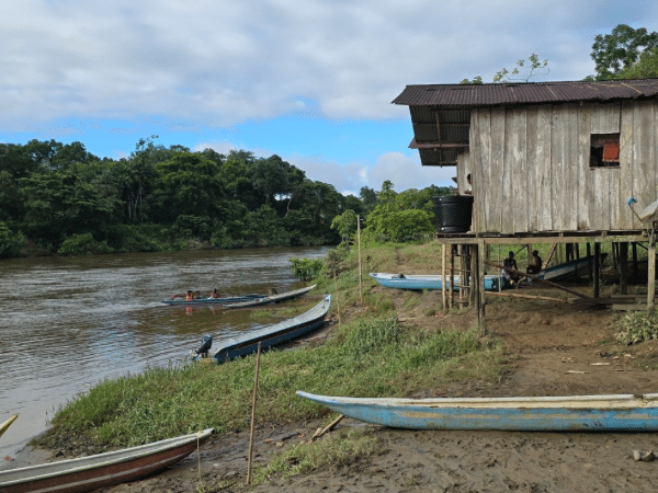 Desbordamiento de río en El Charco, Nariño. Foto: Gobernación de Nariño.