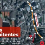Desde el 18 hasta el 25 de junio se tendrá un cierre vial en un sector de la Avenida Santander