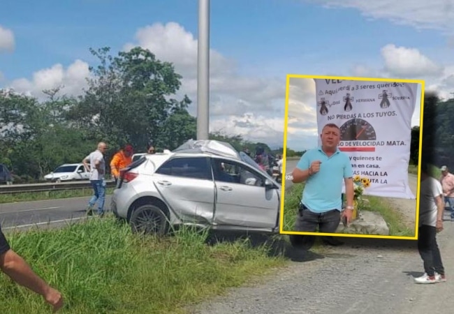 Familiar de víctimas de accidente vial en el Valle del Cauca envía conmovedor mensaje a conductores