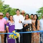 Inauguran pavimento en resguardo indígena Tamquito II