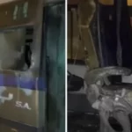 Incendian bus en Soacha: pasajera resulta herida en rostro y manos