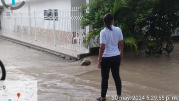 Inundación y otras  afectaciones dejó el fuerte  aguacero de ayer 30 de mayo en Aracataca, Magdalena