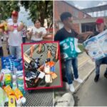 “La 10 por don Rafa”: Jamundeños se solidarizaron y llevaron donaciones a la víctima de la explosión