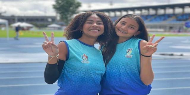 Sheyla Martínez y Mariana Sierra, oro y plata en salto con garrocha en Juegos Nacionales Intercolegiados
