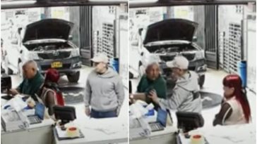 «No era un cliente»: Hombre roba a quemarropa a una persona en un establecimiento comercial en Bogotá