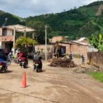 Obras en vía de acceso al barrio Porvenir, Sandoná, se suspenden por tres semanas