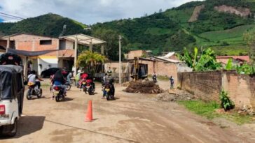 Obras en vía de acceso al barrio Porvenir, Sandoná, se suspenden por tres semanas