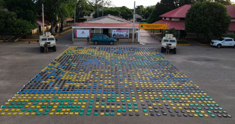 Ofensiva militar contra el narcotráfico, incautan una tonelada de marihuana en La Guajira