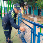 Policía rescató parque en el barrio Mayales de Valledupar