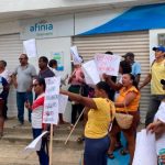 Protesta contra Afinia en San Bernardo del Viento