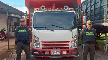 Recuperan en el Cesar camión robado en Zipaquirá