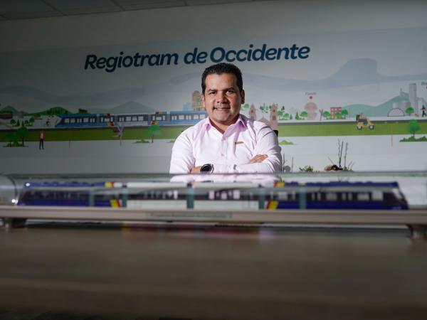 Orlando Santiago Celis, gerente general de la empresa férrea