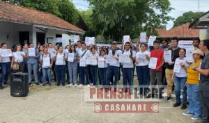 SENA Casanare se unió al paro nacional en defensa de la educación